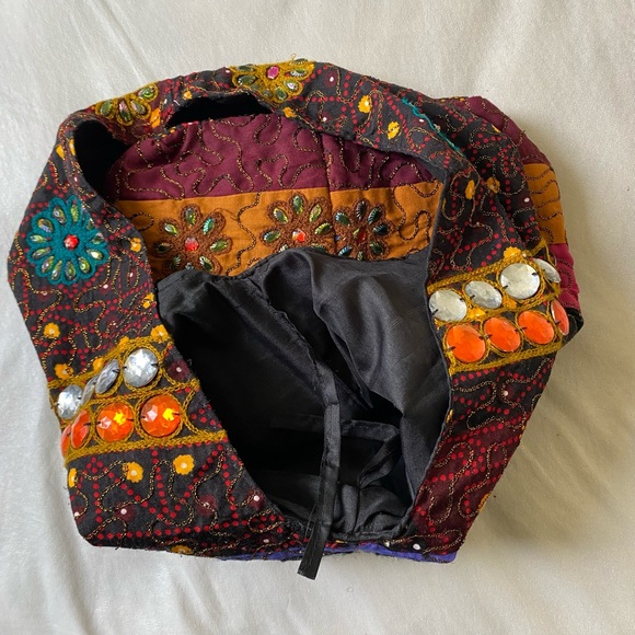 Multi-patterned Boho Shoulder Bag - Picture 8 of 8